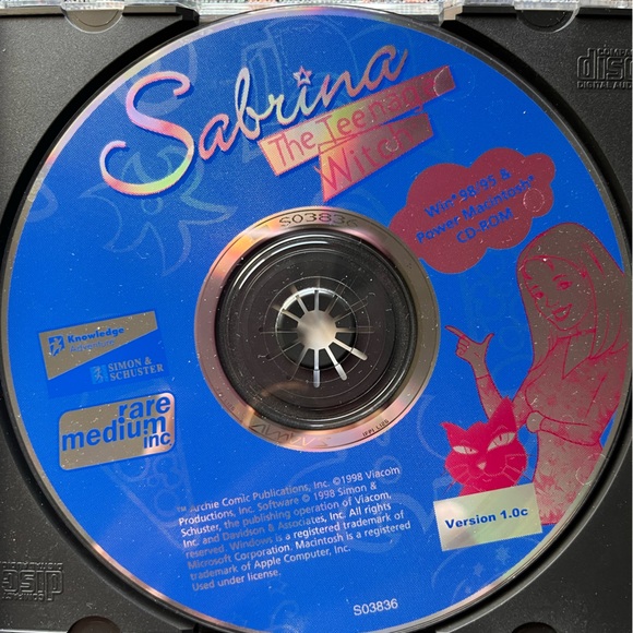 Sabrina The Teenage Witch Spellbound PC, 1998 Win95/98 MAC CD-ROM - Picture 3 of 4